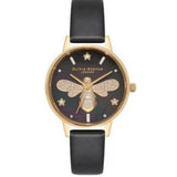 OLIVIA BURTON OB16GB08 SPARKLE BEE BLACK & GOLD WOMEN'S WATCH
