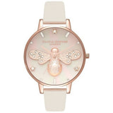 OLIVIA BURTON OB16GB10 GRAY LEATHER WOMEN WATCH