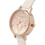 OLIVIA BURTON OB16GB10 GRAY LEATHER WOMEN WATCH