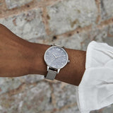 OLIVIA BURTON OB16GD77 GLITTER SILVER DIAL WOMEN'S WATCH