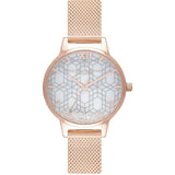 OLIVIA BURTON OB16IQ03 ICE QUEEN SNOW GLOBE & RG WOMEN'S WATCH