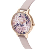 OLIVIA BURTON OB16LP03 WILDFLOWER VEGAN ROSE & PALE ROSE GOLD WOMEN'S WATCH