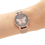 OLIVIA BURTON OB16MB28 BUTTERFLY DIAL WOMEN WATCH