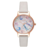 OLIVIA BURTON OB16PP77 WHITE LEATHER WOMEN'S WATCH