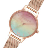 OLIVIA BURTON OB16RB25 RAINBOW PEARL DIAL WOMEN'S WATCH