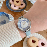 OLIVIA BURTON OB16TP02 CHALK BLUE LEATHER WOMEN WATCH