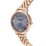 OLIVIA BURTON OB16US25 UNDER THE SEA ROSE GOLD BRACELET WOMEN'S WATCH