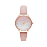 OLIVIA BURTON OB16US64 WISHING WAVES MIDI DIAL PINK & ROSE GOLD WOMEN'S WATCH