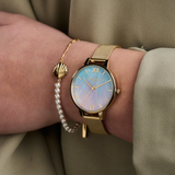 OLIVIA BURTON OB16US68 GOLD STAINLESS STEEL WOMEN WATCH