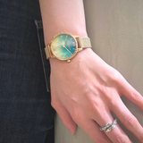 OLIVIA BURTON OB16US68 GOLD STAINLESS STEEL WOMEN WATCH