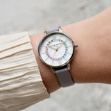 OLIVIA BURTON WONDERLAND WHITE MOTHER OF PEARL & STONE WOMEN'S WATCH OB16WD102