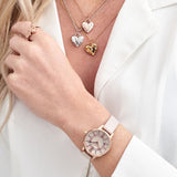 OLIVIA BURTON OB16WD93 WONDERLAND PINK & ROSE GOLD WOMEN'S WATCH
