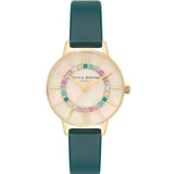 OLIVIA BURTON OB16WD99 NUDE MOTHER OF PEARL STONE WOMEN'S WATCH