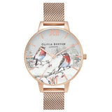 OLIVIA BURTON OB16WL93 ROSE GOLD STAINLESS STEEL WOMEN WATCH