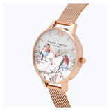 OLIVIA BURTON OB16WL93 ROSE GOLD STAINLESS STEEL WOMEN WATCH