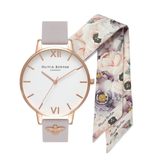 Olivia Burton 3D Bee Blush Strap Women Watch OBGSET52