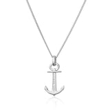 PAUL HEWITT ACCESSORY NECKLACE ANCHOR SPIRIT PLATED SILVER - H2 Hub Watches
