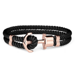 PAUL HEWITT ACCESSORY PHREP IP ROSE GOLD NYLON BLACK - H2 Hub Watches