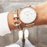 PAUL HEWITT ACCESSORY PH-PH-N-R-H-S PHREP IP ROSE GOLD NYLON HAZELNUT