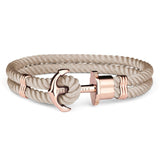 PAUL HEWITT ACCESSORY PH-PH-N-R-H-S PHREP IP ROSE GOLD NYLON HAZELNUT