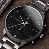 PAUL HEWITT PH002815 CHRONO BLACK SUNRAY GUN METAL MEN'S WATCH