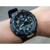 CASIO PRO TREK PRT-B50-1DR CLIMBER LINE BLACK RESIN MEN WATCH