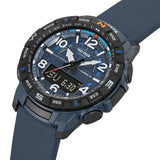 CASIO PRO TREK PRT-B50-2DR BLUE RESIN STRAP MEN WATCH