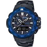 CASIO PRO-TREK PRW-6000SYT-1DR-P BLACK STAINLESS STEEL MEN WATCH
