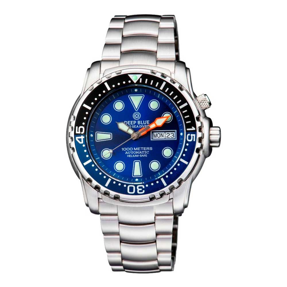 DEEP BLUE PRO SEA DIVER #PSD1KBATMAN1530BLUEDIAL DIVER'S WATCH - H2 Hub Watches