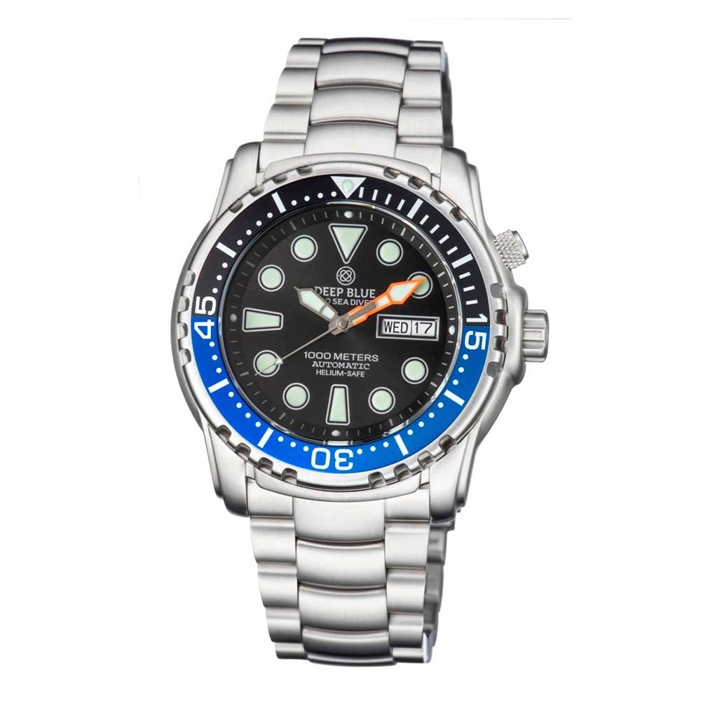 DEEP BLUE PRO SEA DIVER #PSD1KBTMN153045 DIVER'S WATCH - H2 Hub Watches
