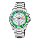 DEEP BLUE PRO SEA DIVER #PSD1KGREENBEZWHITEDIAL DIVER'S WATCH - H2 Hub Watches