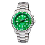 DEEP BLUE PRO SEA DIVER #PSD1KGREENGREENBLACKHNDS DIVER'S WATCH - H2 Hub Watches