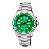 DEEP BLUE PRO SEA DIVER #PSD1KGREENGREENBLACKHNDS DIVER'S WATCH - H2 Hub Watches