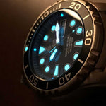DEEP BLUE PRO SEA DIVER #PSD1KLIGHTBLUE DIVER'S WATCH - H2 Hub Watches
