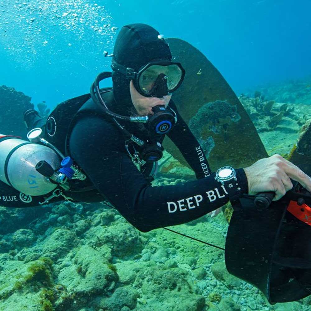 DEEP BLUE PRO SEA DIVER #PSD1KORGBEZBLACK DIVER'S WATCH - H2 Hub Watches