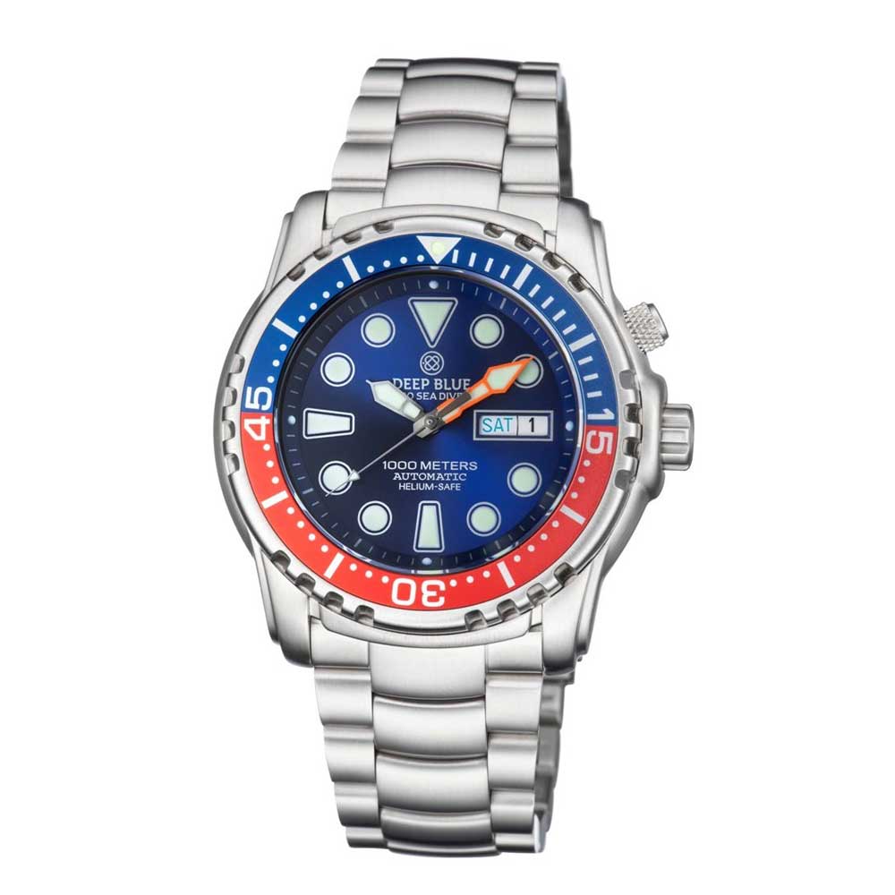 DEEP BLUE PRO SEA DIVER #PSD1KPEPSI153045 DIVER'S WATCH - H2 Hub Watches