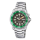 DEEP BLUE PRO TAC #PTACBRACELETGRENBEZBLKDI DIVER'S WATCH - H2 Hub Watches
