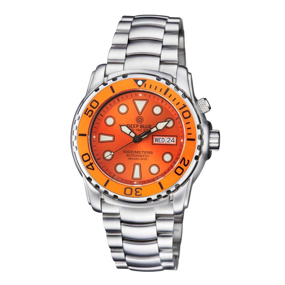DEEP BLUE PRO TAC DIVER #PTACBRACELETORGORG DIVER'S WATCH - H2 Hub Watches