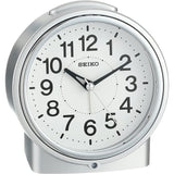 Seiko Alarm Clock White Dial QHE117S