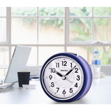 Seiko QHE125L Alarm Clock with Silent movement Blue