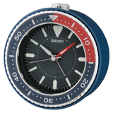 Seiko Clock Blue Case Color Alarm Clock QHE184E