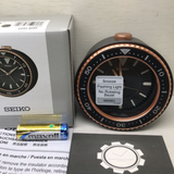 Seiko Clock Round Alarm Clock QHE184T