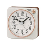 Seiko QHE185W White Dial Alarm Clock
