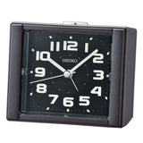 SEIKO QHE189K BLACK CASE BEDSIDE ALARM CLOCK