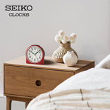 Seiko Alarm Clock White Dial QHE198R