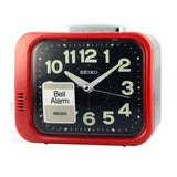 SEIKO CLOCKS QHK028R BLACK DIAL ALARM