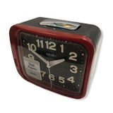 SEIKO CLOCKS QHK028R BLACK DIAL ALARM