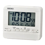 SEIKO QHL086W WHITE DIGITAL BEEP ALARM