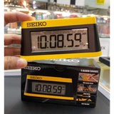 Seiko Digital Alarm Clock Yellow Case QHL091Y