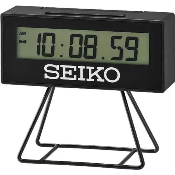 Seiko Digital Black Case Alarm Clock QHL092K
